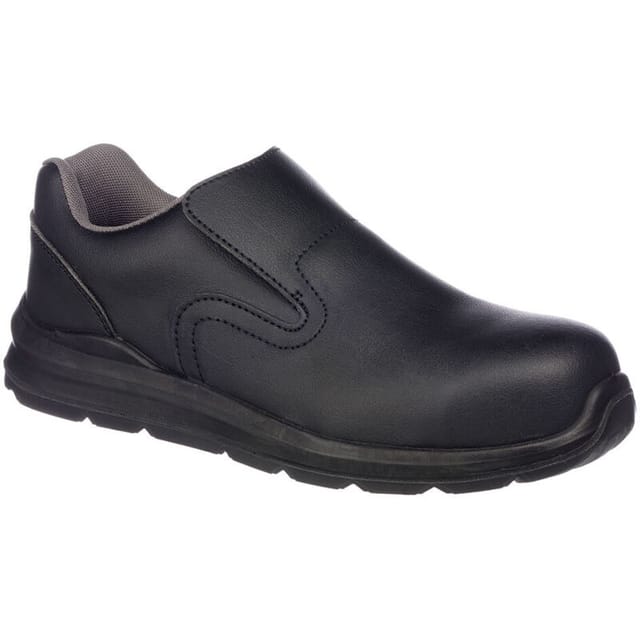 Sicherheitsstiefel Zum Hineinschlüpfen, Schwarz, Größe 42