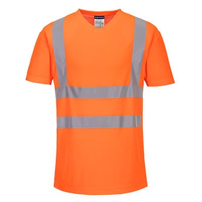 Atmungsaktives Orange T-shirt S