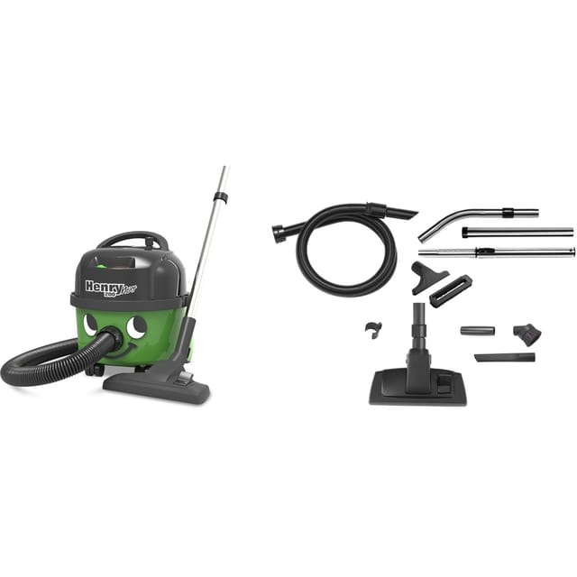 Numatic - Staubsauger Henry Next Hvn202-11 Grün Mit Bausatz 620w -9l - Hvn20211 - 5028965708156