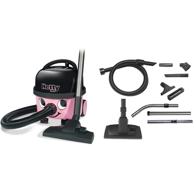 Numatic - Staubsauger Hetty Compact Eco Het160 Rose Avec Kit 620w - 6l - Het160 - 5028965701171