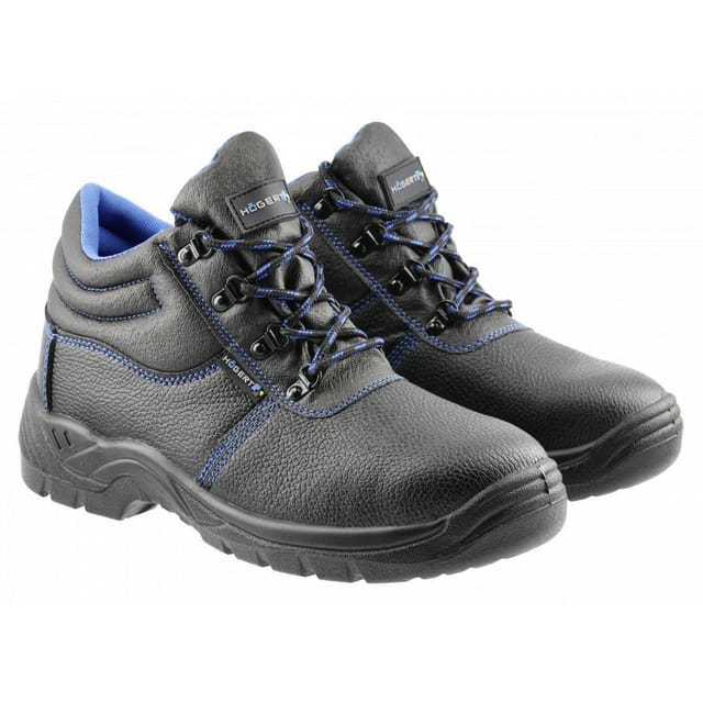 Högert Arbeitschuhe S3 Knöchelhoch Schwarz "zorge" 43