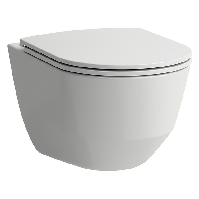 Pro - Wand-wc Mit Sitz Slim, Slowclose, Rimless, Weiß H8669570000001 - Laufen