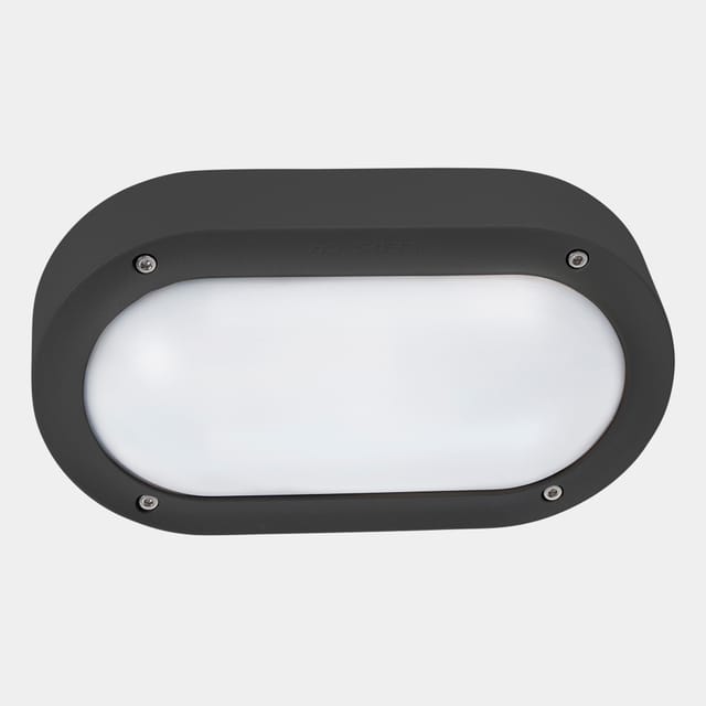 Leds-c4 - Aplique Ip66 Basic Led 6.7w Sw 2700-3200-4000k On-off Gris Urbano 721lm