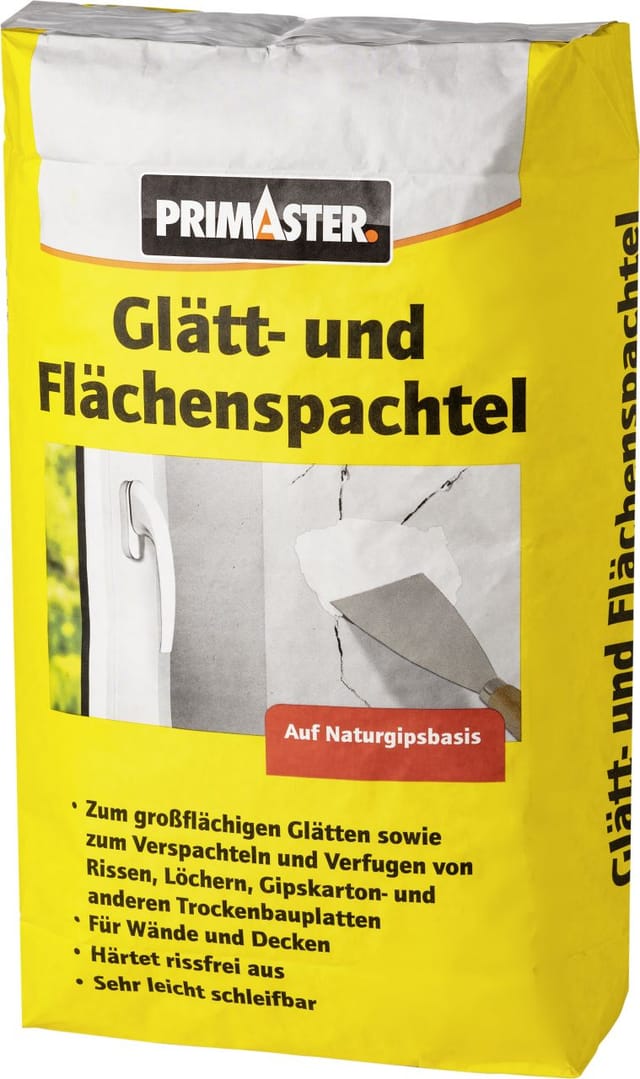 Primaster - Glätt- U. Flächenspachtel 25 Kg Spachtel & Ausgleichsmassen