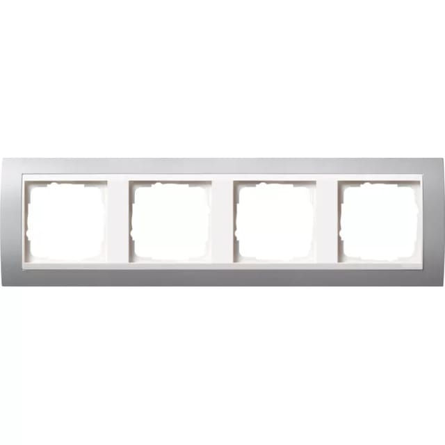 Gira Rahmen 0214326 4fach + Zr Rw Event Farbe Alu