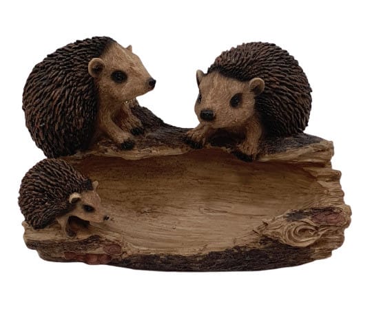 Fd - Figurendiscounter Vogeltränke Igel Dekofigur 19 X 30 X 19 Cm Figur Polyresin
