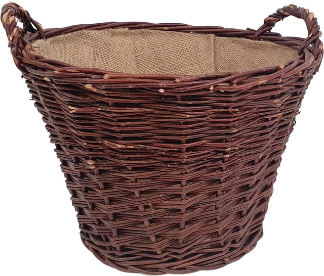 Aufbewahrungskorb Kiepe Braun Mit Jute Klein Aufbewahrungskorb