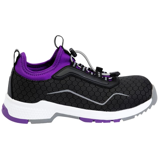 Honeywell - Stretch 6551616-37/7 Esd Sicherheitsschuh S3 Schuhgröße (eu): 37 Schwarz, Weiß, Lila 1 Paa