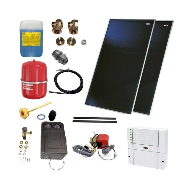 Wolf - Cfk-1 Hochleistungs-sonnenkollektor 4,6 M² Solaranlage Solarpaket Solarthermie