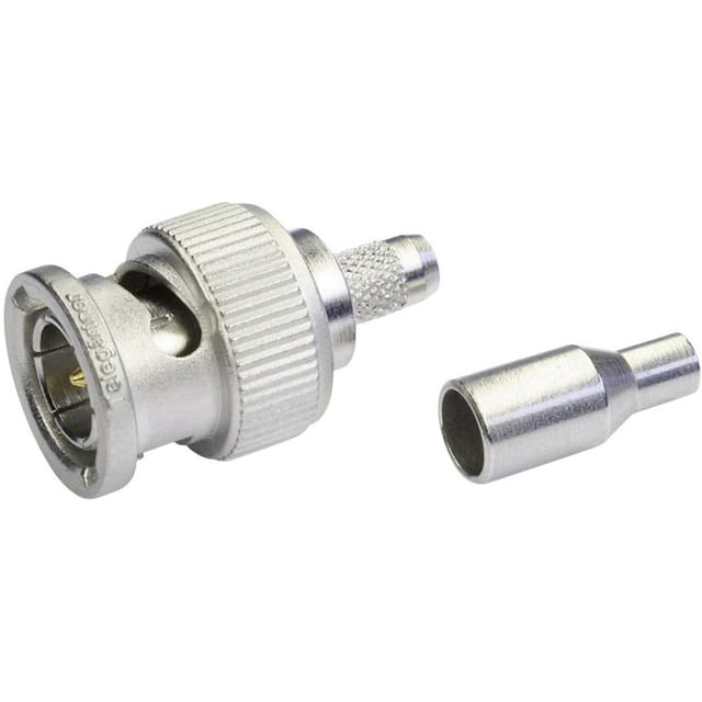 100023312 100023312 Bnc-steckverbinder Stecker, Gerade 50 Ω 1 St. - Telegärtner