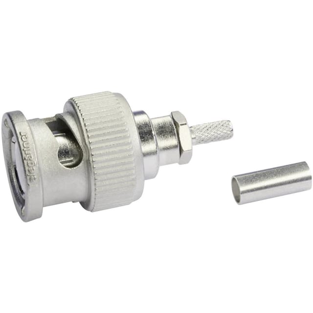 Telegärtner - 100023342 100023342 Bnc-steckverbinder Stecker, Gerade 50 Ω 1 St.