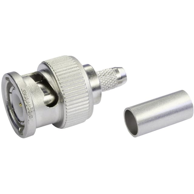 100023459 100023459 Bnc-steckverbinder Stecker, Gerade 75 Ω 1 St. - Telegärtner