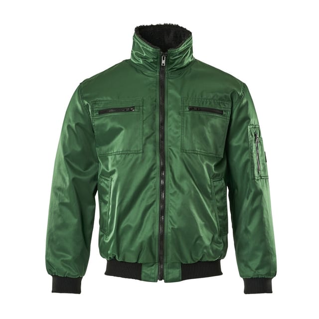 Mascot Pilotenjacke Alaska Mit Kunstplezfutter Grün 5xl