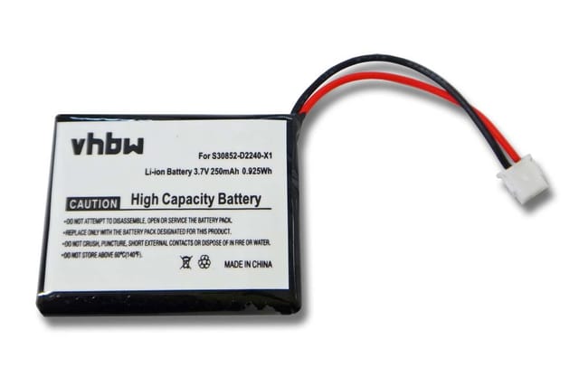 Vhbw - Akku Kompatibel Mit Maxwell 10 Schnurlos Festnetz Telefon (250mah, 3,7v, Li-ion)