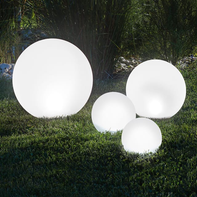 Solarkugel Für Den Garten Multicolor 4er Set Leuchtkugel Outdoor 102615 - Esotec
