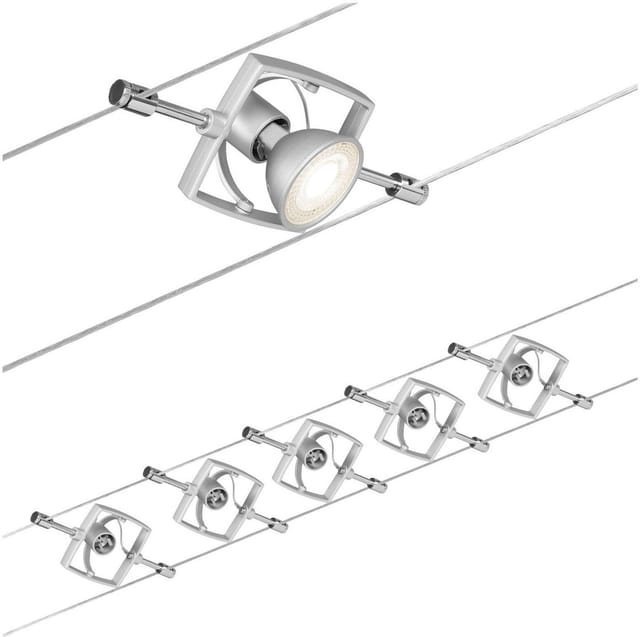 Paulmann Seilsystem Mac Ii Mit 5 Spots Gu5,3 94133