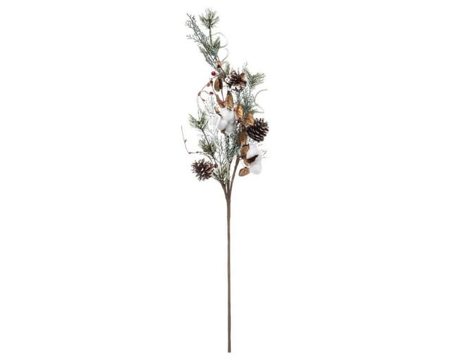 Zweig Baumwollbeeren H 78 Cm - Feeric Lights & Christmas