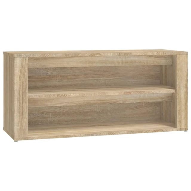 Schuhregal Sonoma-eiche 100x35x45 Cm Holzwerkstoff Vidaxl