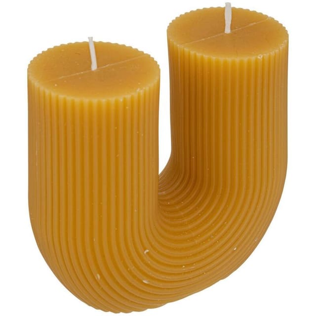 Led-kerze Demi Senfgelb - 400g