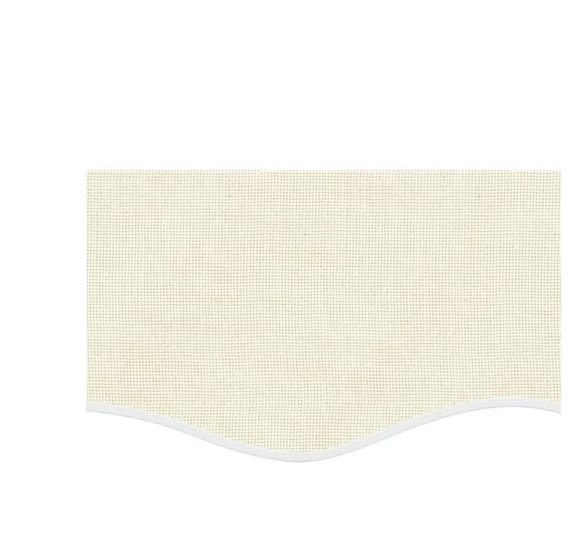 Markisenvolant Creme Gestreift 4 M Vidaxl