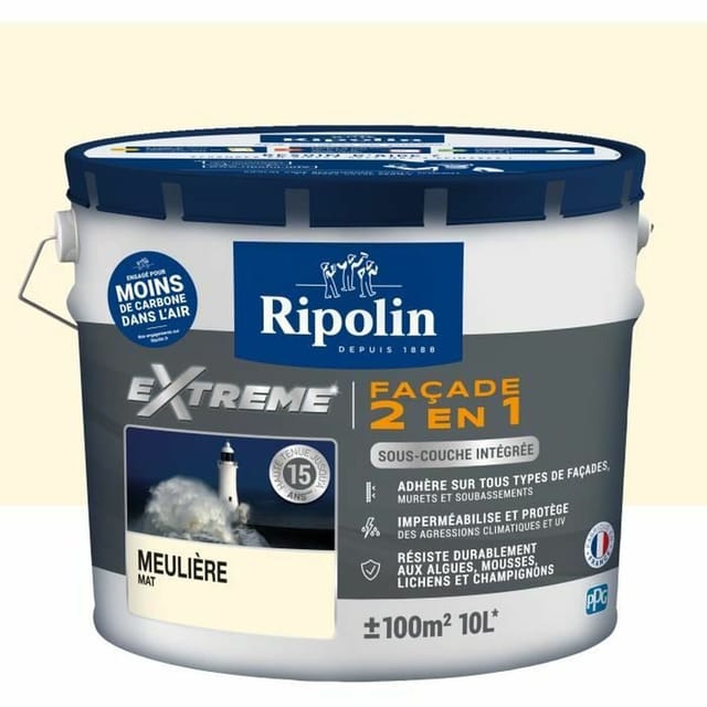 Ripolin Fassadenfarbe Ton Meulière 10l Matt Außen
