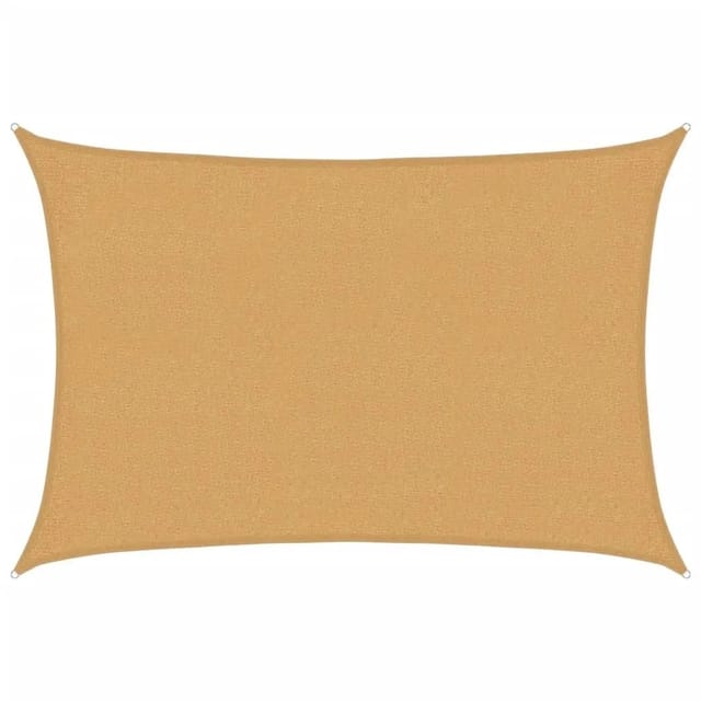 Vidaxl Sonnensegel 160 G/m² Rechteckig Sandfarben 2x2,5 M Hdpe