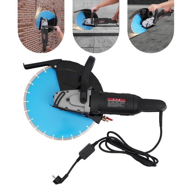 Trennschleifer, Elektrische Betonsäge + Sägeblatt 135 Mm Z1e-355 3000 W 220 V 3800 U/min