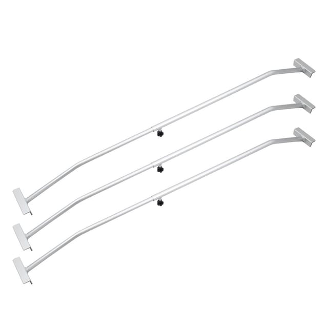 3er Set Anhänger Planenbügel Alu Für Flachplanen Pkw Anhänger Verstellbar 100 - 145 Cm