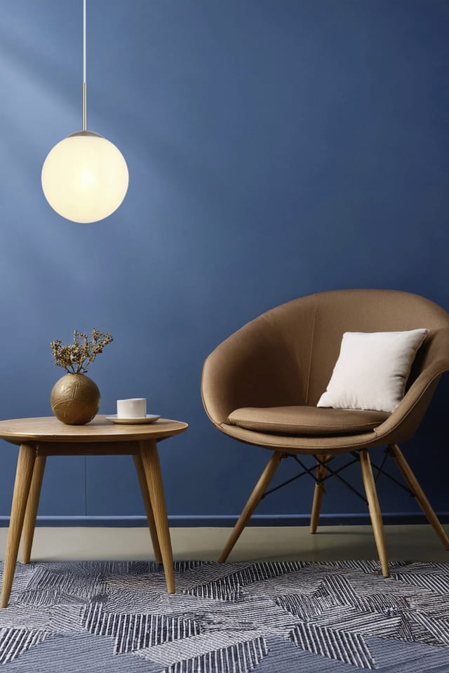 Nowa - Hängelampe Esszimmerleuchte Pendelleuchte Glaskugel Alabaster E27 Wohnzimmer