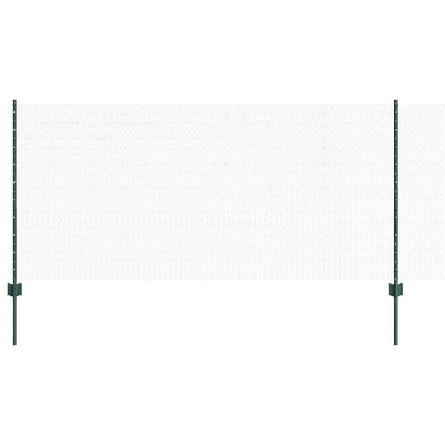 Zaunpfosten 11 Stück U-kanal Grün 100 Cm Stahl Vidaxl 584191