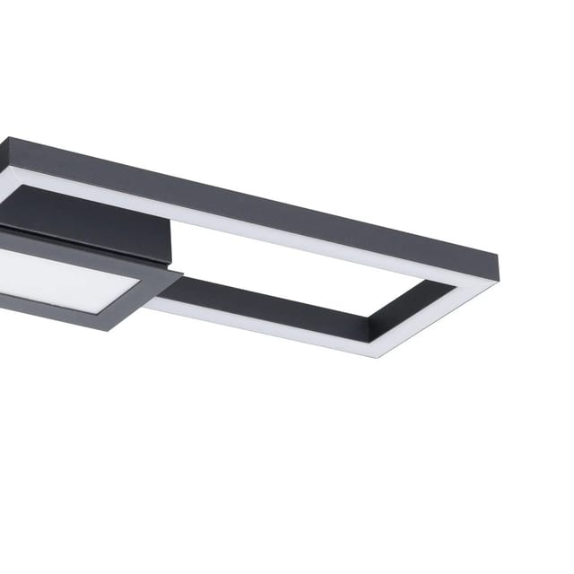 Eglo LED Deckenleuchte Fomento schwarz 78 x 26 cm warmweiß-kaltweiß