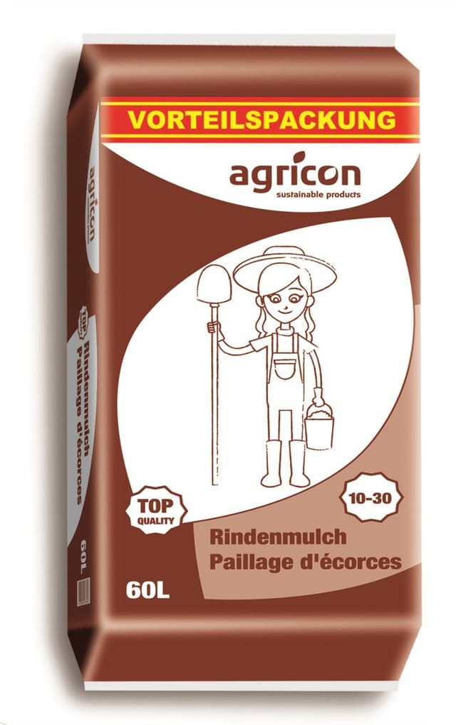 Agricon Rindenmulch Vorteilspackung 10 bis 30 mm 60 l