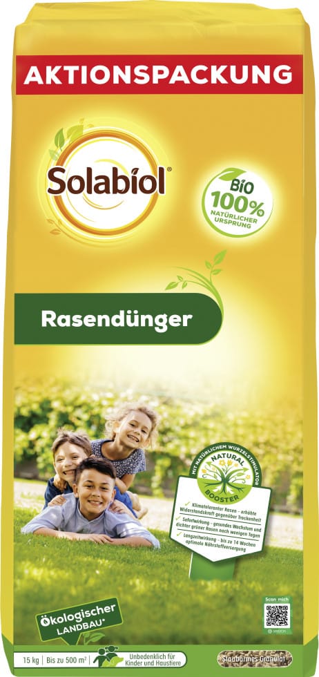 Solabiol Rasendünger Aktionspackung 15 kg