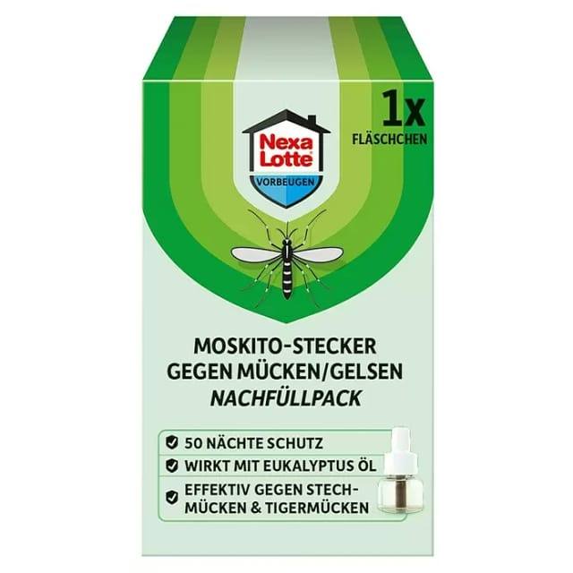 Nexa Lotte MoskitoStecker gegen Mücken/Gelsen Nachfüllpack 28 ml