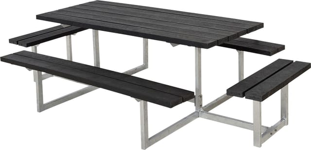 Plus Kombimöbel Basic 260 x 160 x 73 cm Kunststoff, schwarz strukturiert