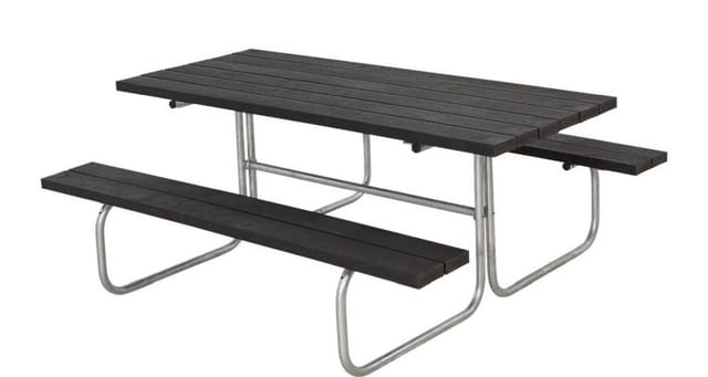 Plus Kombimöbel Classic 180 x 155 x 73 cm Kunststoff, schwarz strukturiert