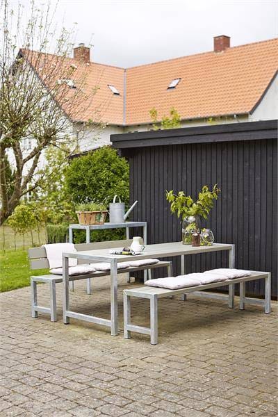 Plus Planken-Garnitur 3-teilig graubraun