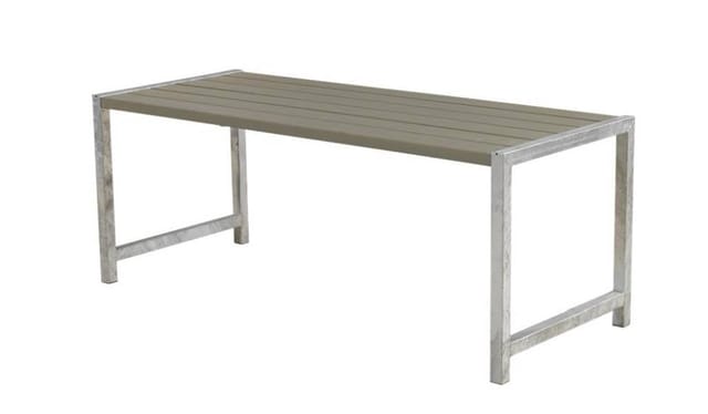 Plus Plankentisch 186x77x72cm graubraun rechteckig