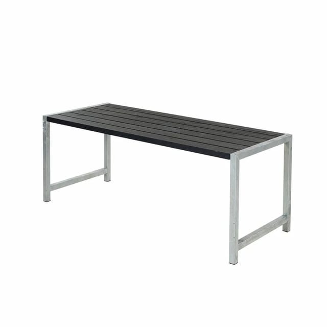 Plus Plankentisch 186x77x72cm schwarz rechteckig