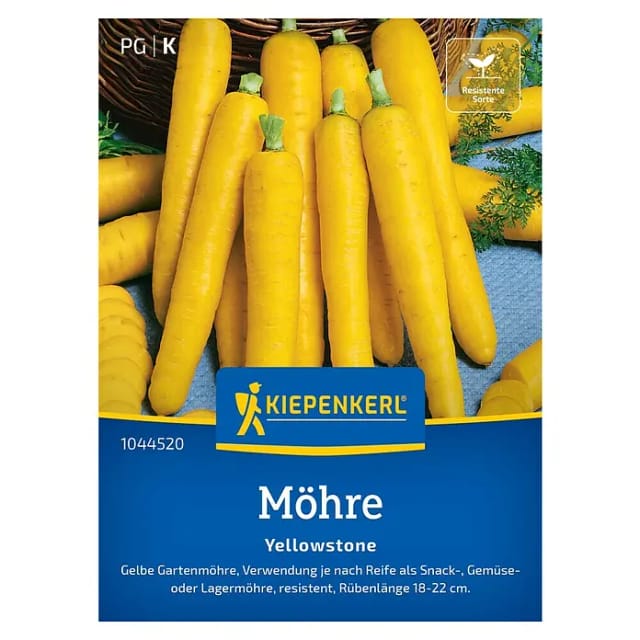 Kiepenkerl Saatgut Möhren Yellowstone für 8-10 lfd. Meter