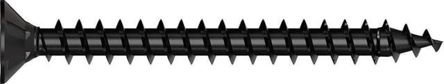 HSI Black-Tec Universalschrauben TX20 Ø 4 x 16 mm - 50 Stück verzinkt schwarz