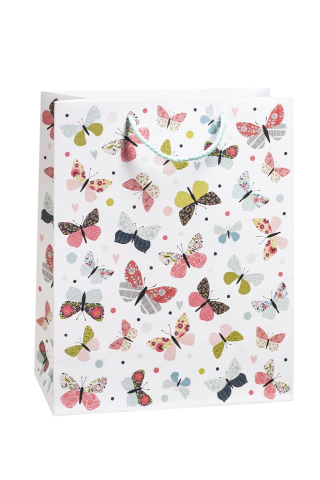 Duni Geschenktüte Mariposa 32 cm