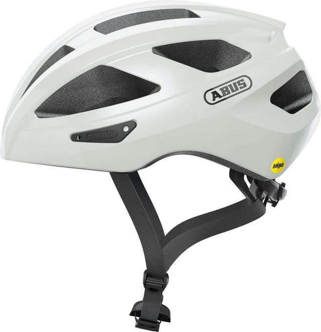 Abus Fahrradhelm Macator Mips M weiß