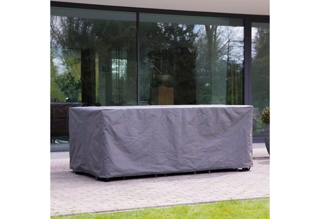 Winza Outdoor Covers Premium Schutzhülle Gartenmöbel Tisch bis 240 cm mit 6/8 Stühlen Maße 245x150x95 cm Material PP MFY