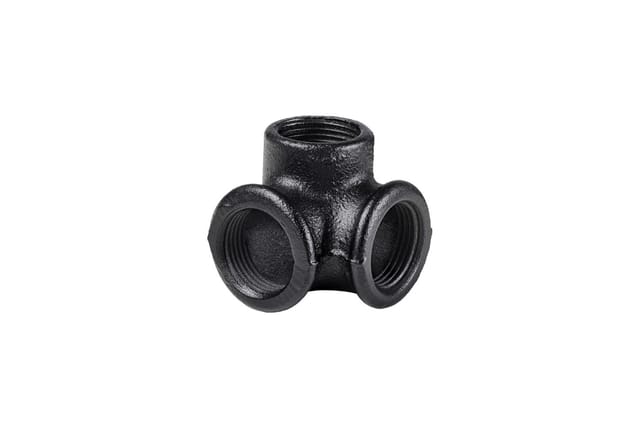 Dolle Eckverbinder Für Pipe-regalsystem 90° 20 Mm (3/4) Schwarz Matt