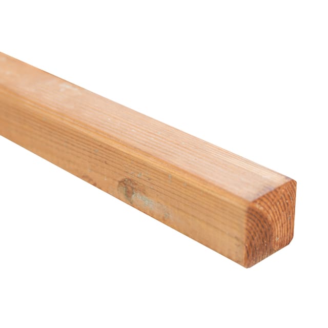 Kantholzpfosten 200 cm 70 x 70 mm kesseldruckimprägniert braun