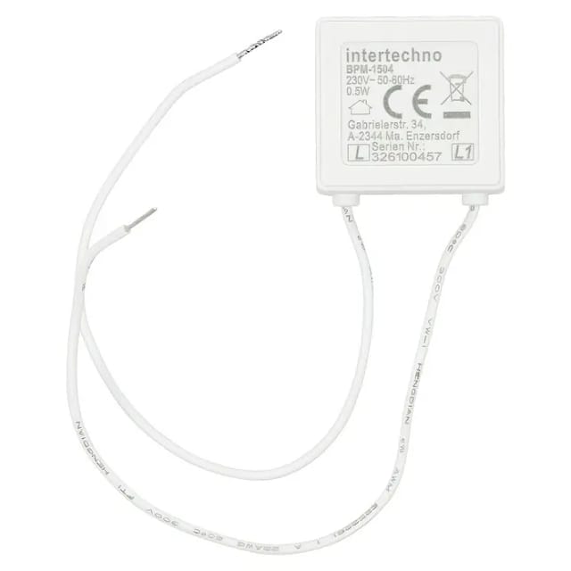 Intertechno Bypass-Modul Funk BPM-1504 für flimmerfreies Ein-Ausschalten von LED´s