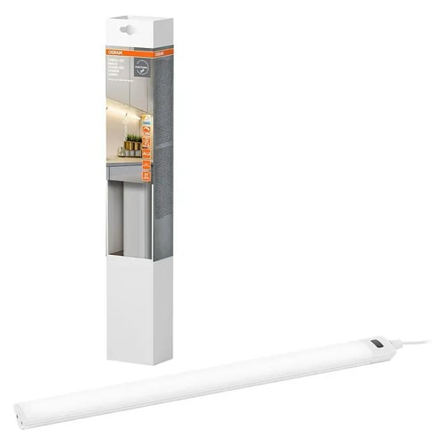 Osram LED Unterbauleuchte Linear Angle rahmenlos Sensor 35 cm dimmbar weiß