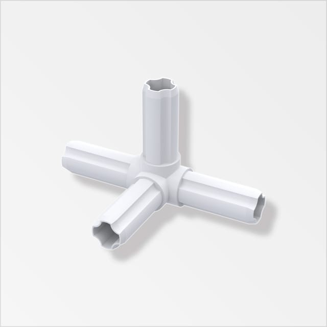 alfer Combitech connect Knotenverbinder Kunststoff weiß