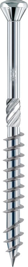 HSeasy Terra Terrassenschrauben Tordrive TX25 rostfrei Ø 5 x 80 mm - 200 Stück Edelstahl C1